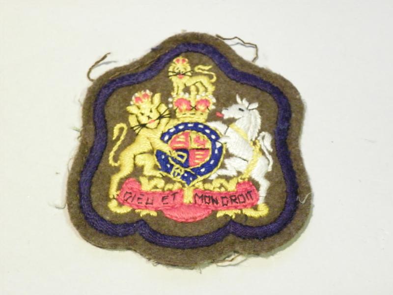 QEII Warrant Officer I (REME) Arm Badge.