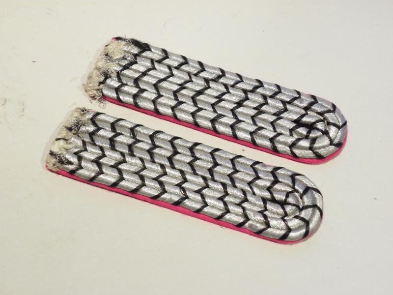 Pair 1930’s German Fire Department Band Masters Shoulder Boards.
