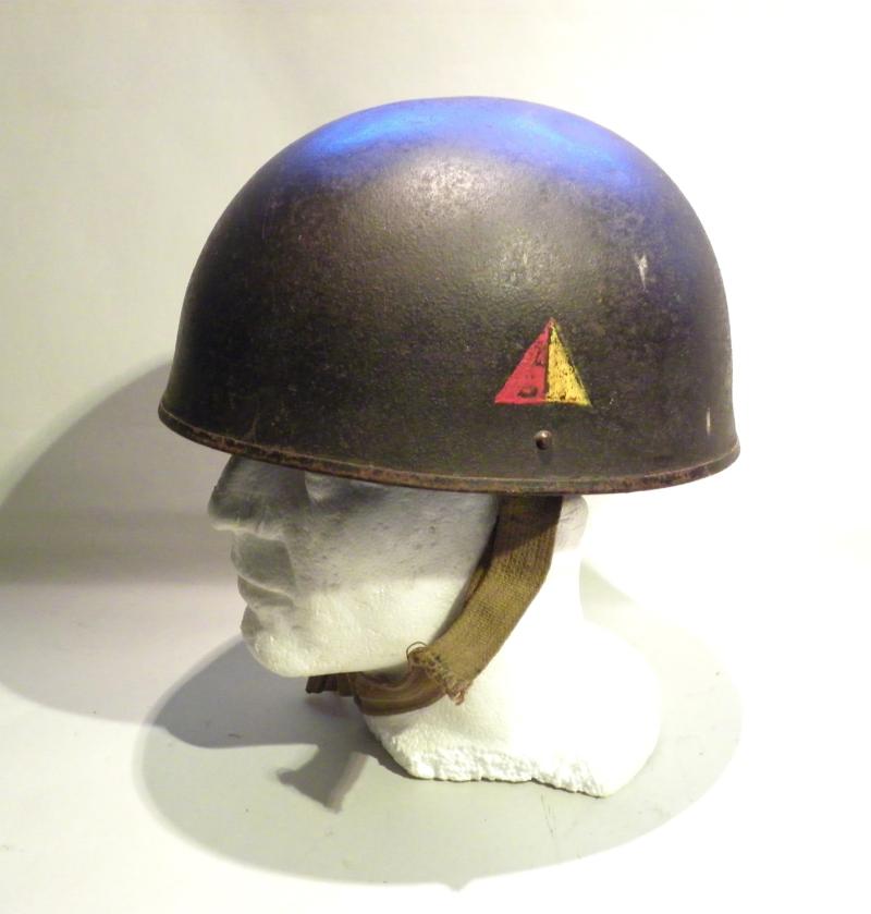 WW2 Era British Armoured Corps Tank Helmet.