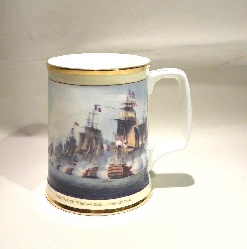 Vintage Limited Edition Royal Doulton Nelson’s Victories Porcelain Tankard