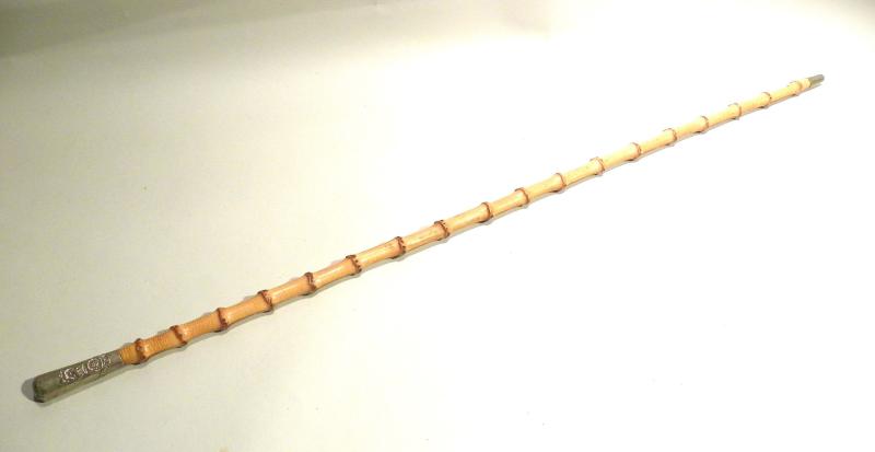 WW1 Era The Loyal Regiment North Lancashire Bamboo Swagger Stick