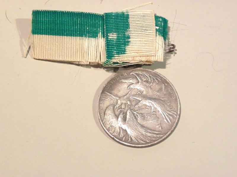 1913 German Battle of Leipzig Centenary Medal.