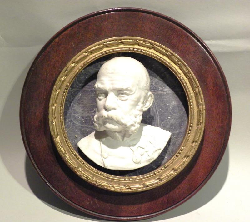 Late 19th Century Bust of Emperor Franz Joseph I of Austria.