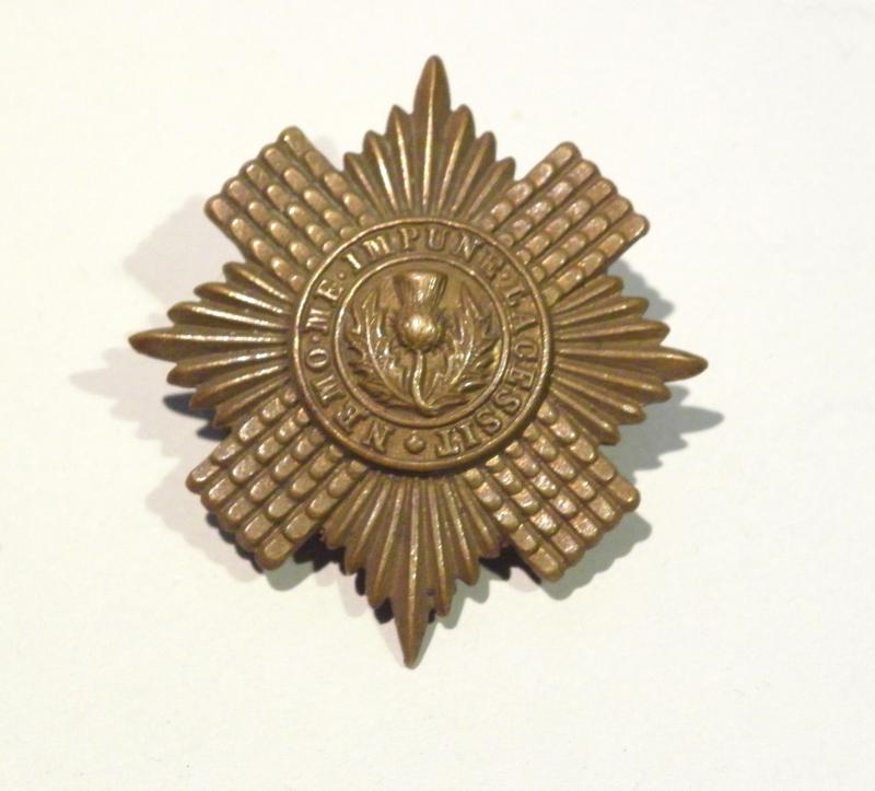 WW1 Scots Guards Officers Cap Badge.