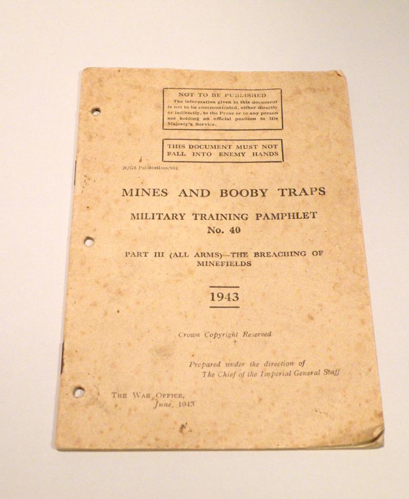 WW2 Era Mines and Booby Traps Pamphlet Part 3