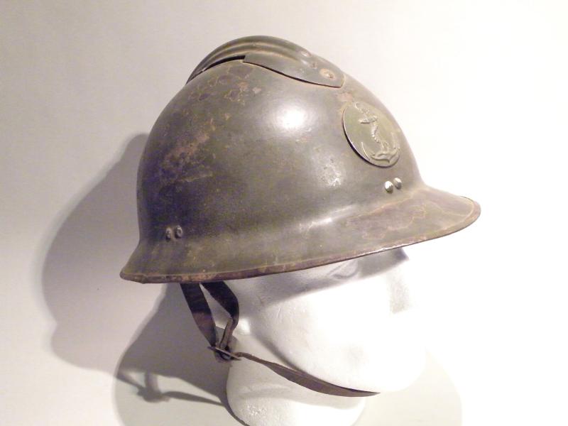 French Colonial Marine M26 Adrian Helmet.