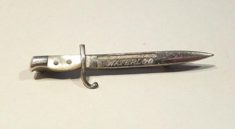 WW1 Era Waterloo Bayonet Brooch Pin