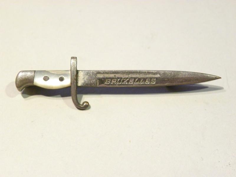 WW1 Era Bruxelles Bayonet Brooch Pin