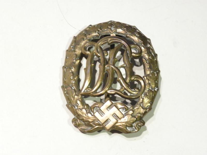 1930’s DRL Sports Badge – Bronze.