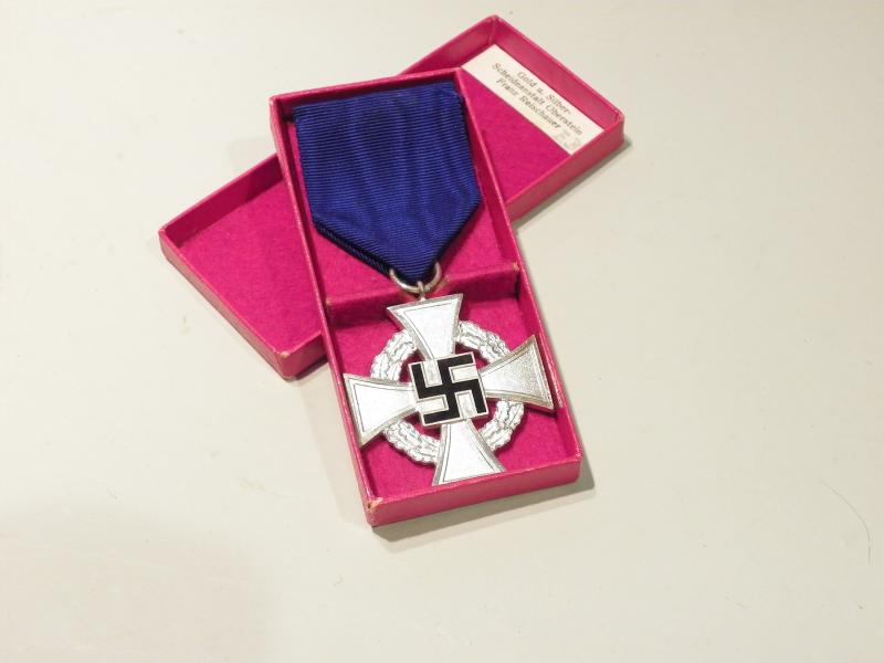 WW2 era Nazi 25 Years Faithful Service Cross,