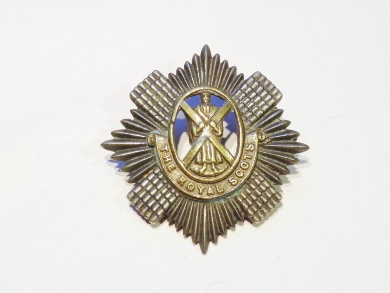 Royal Scots Glengarry Badge.