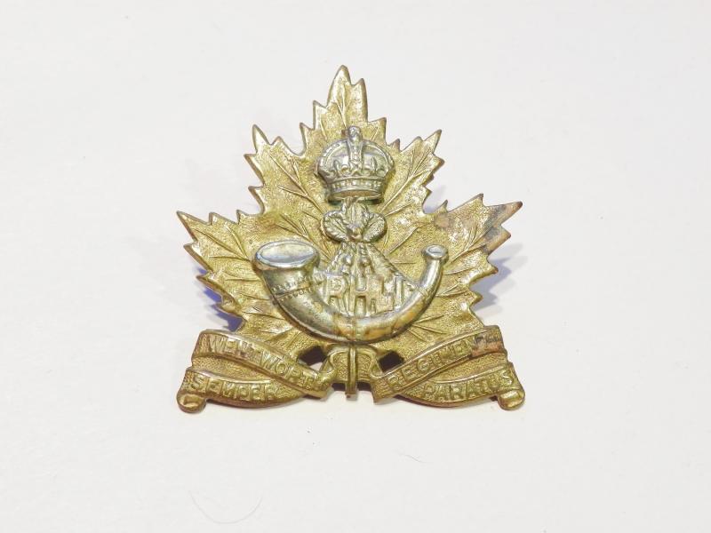 WW2 Canadian Wentworth Regiment Cap Badge.