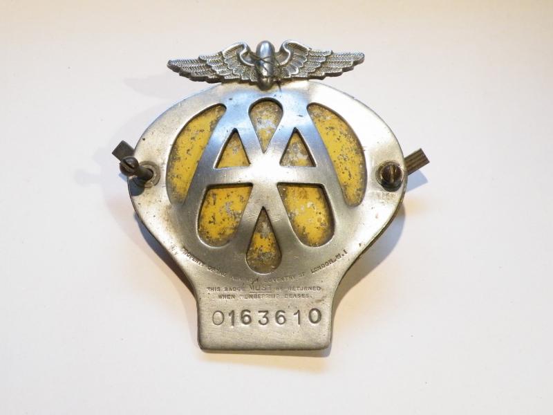 Vintage AA Badge.