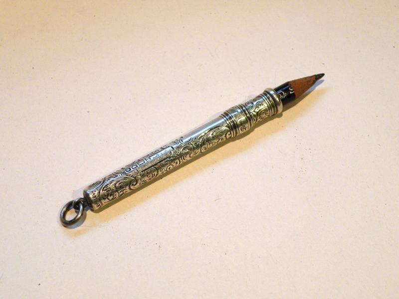 Hallmarked Silver Propelling Pencil by Sampson Mordan.