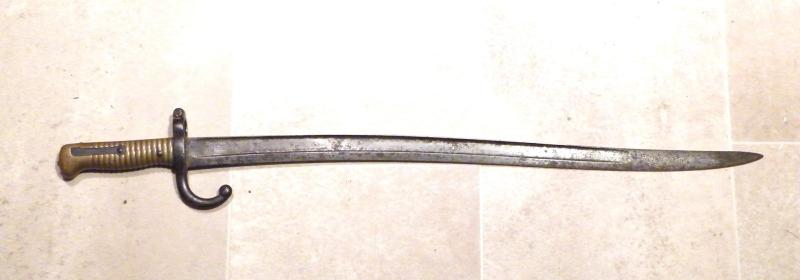 M1866 French Chasspot Sword Bayonet.