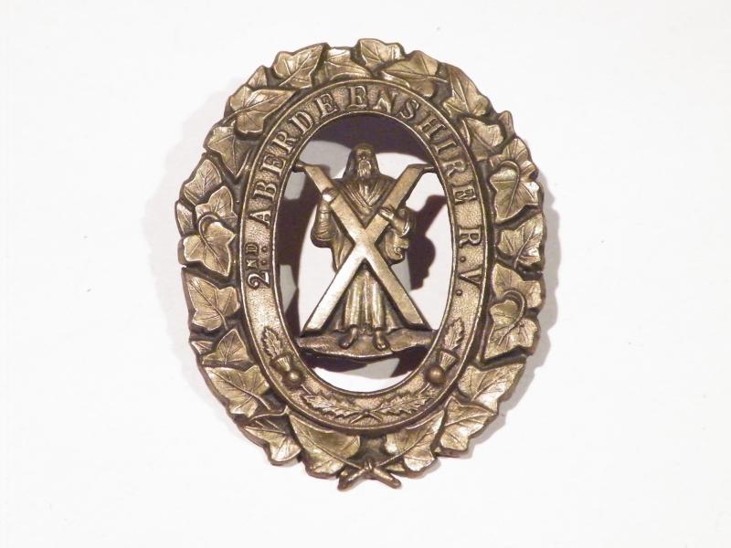 Scarce 2nd Aberdeenshire Rifle Volunteers Glengarry Badge.