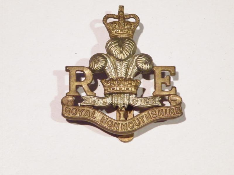 QEII Royal Monmouthshire (Engineers) Militia TA Cap Badge.