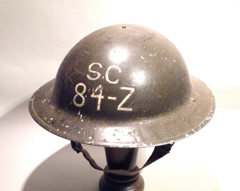 WW2 Special Constabulary Brodie helmet.