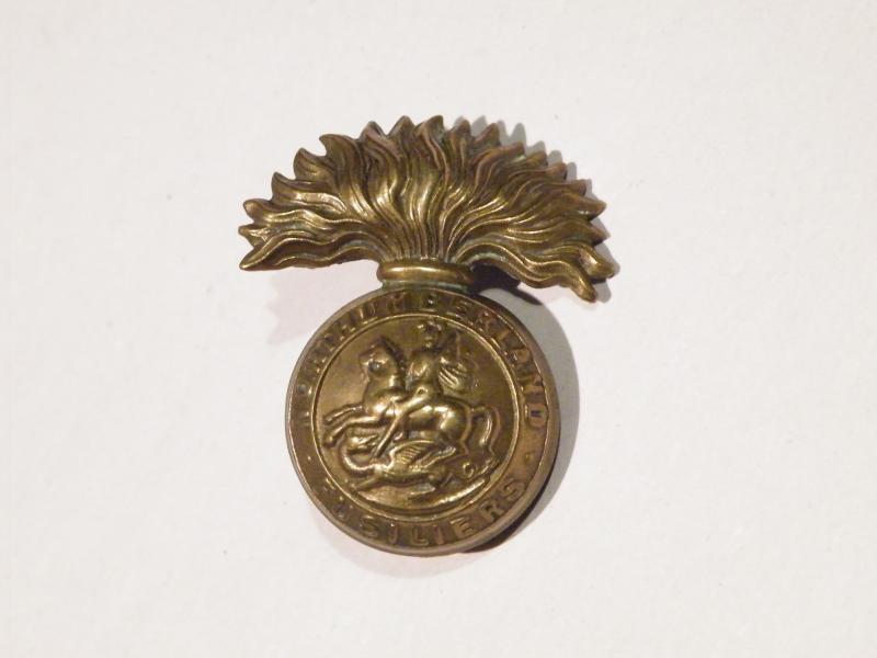 WW1 Era Northumberland Fusiliers Cap Badge.