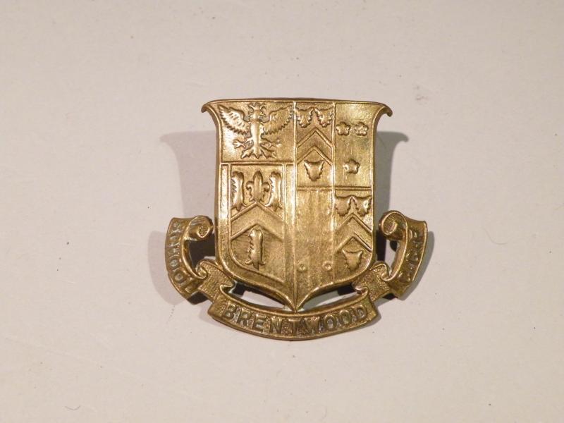 Brentwood School OTC Cap Badge.