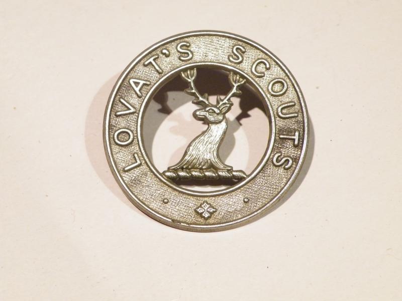 WW1 Era Lovat Scouts Glengarry Badge.