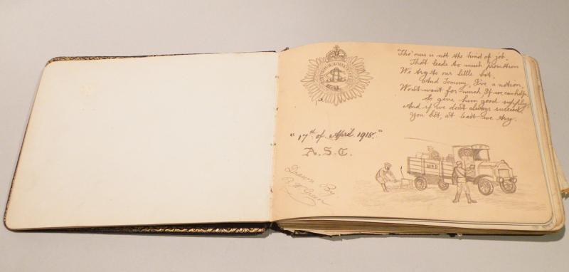 Mainly WW1 Era Autographs Book with Military Interest