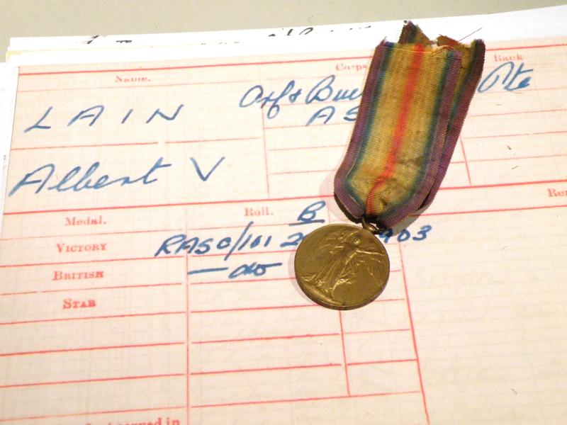 WW1 Victory Medal to Lain Ox & Bucks L I.