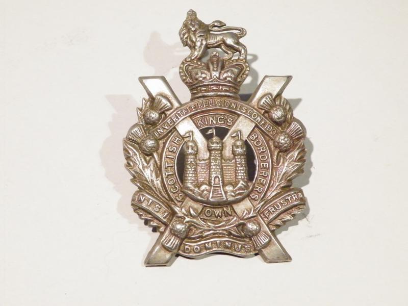 Victorian Kings Own Scottish Borderers Glengarry Badge.