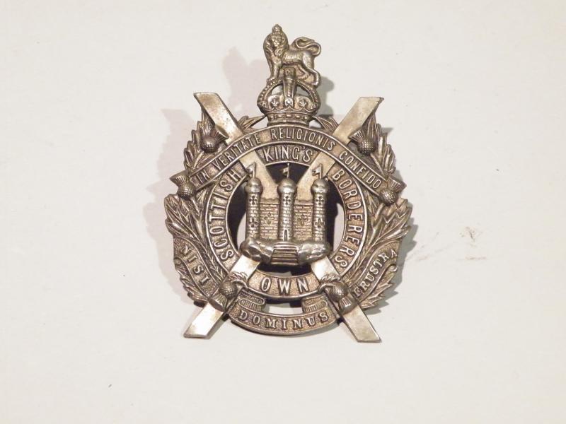 Super Kings Own Scottish Borderers Glengarry Badge.