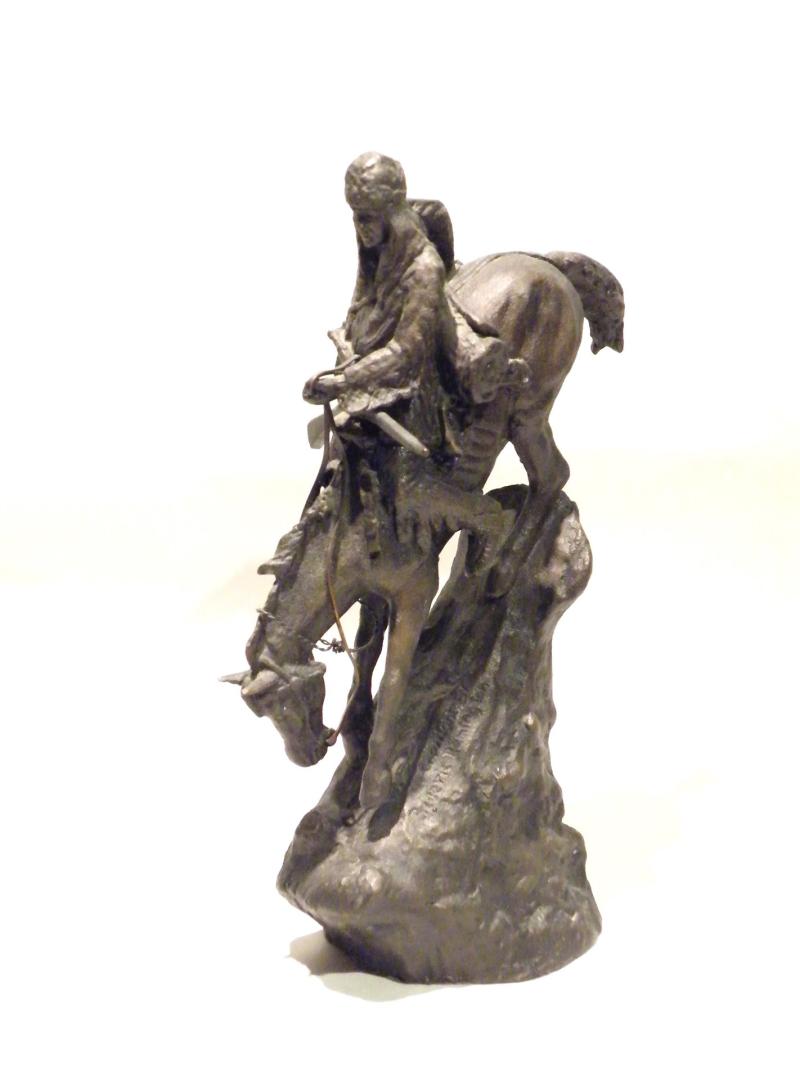 Vintage Franklin Mint Frederick Remington Bronze Figurine the Mountain Man