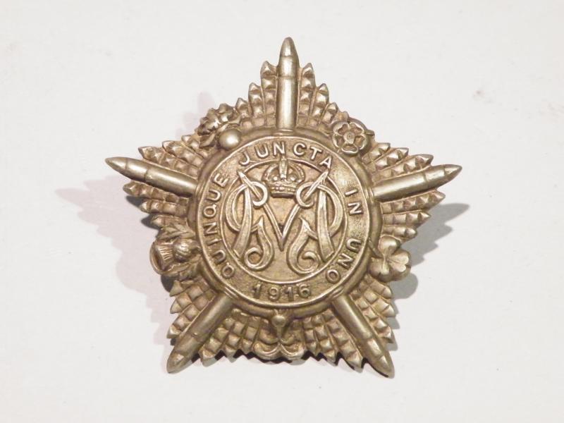 WW1 Era Guards Machine Gun Regiment Cap badge.