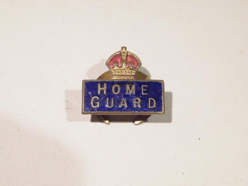 WW2 Era Home Guard Defence Home Front Lapel Badge