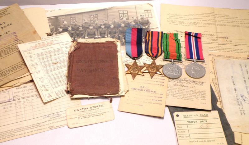 WW2 Medal Group & Effects to Howard 9th Field Reg RA