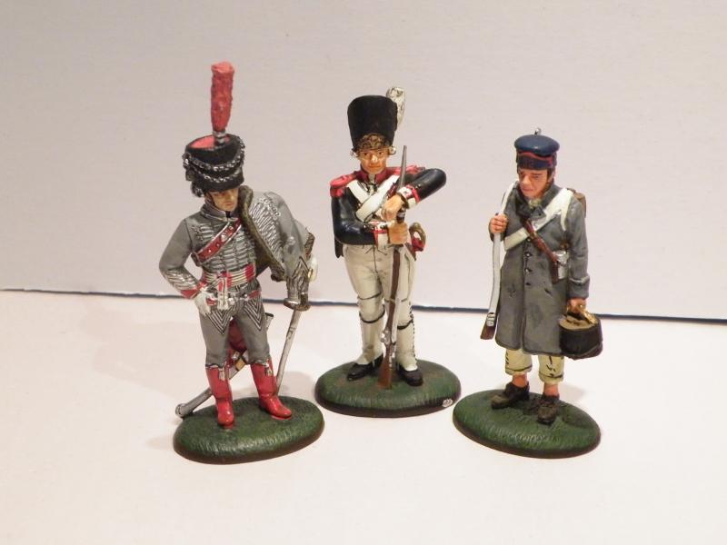 Three Vintage Die Cast Del Prado Painted Figures – French
