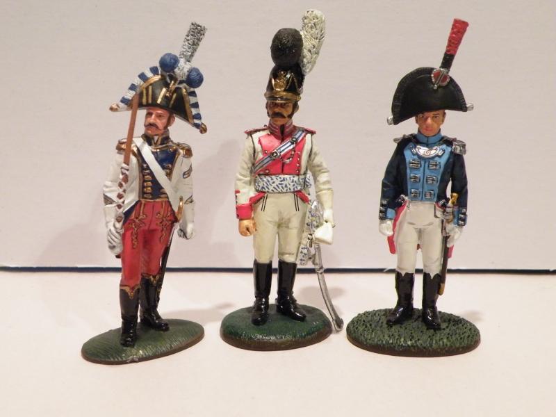 Three Vintage Die Cast Del Prado Painted Figures – German