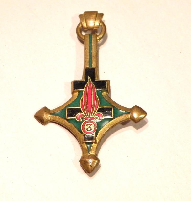 Vintage French Foreign Legion badge 3rd Mounted Coy.