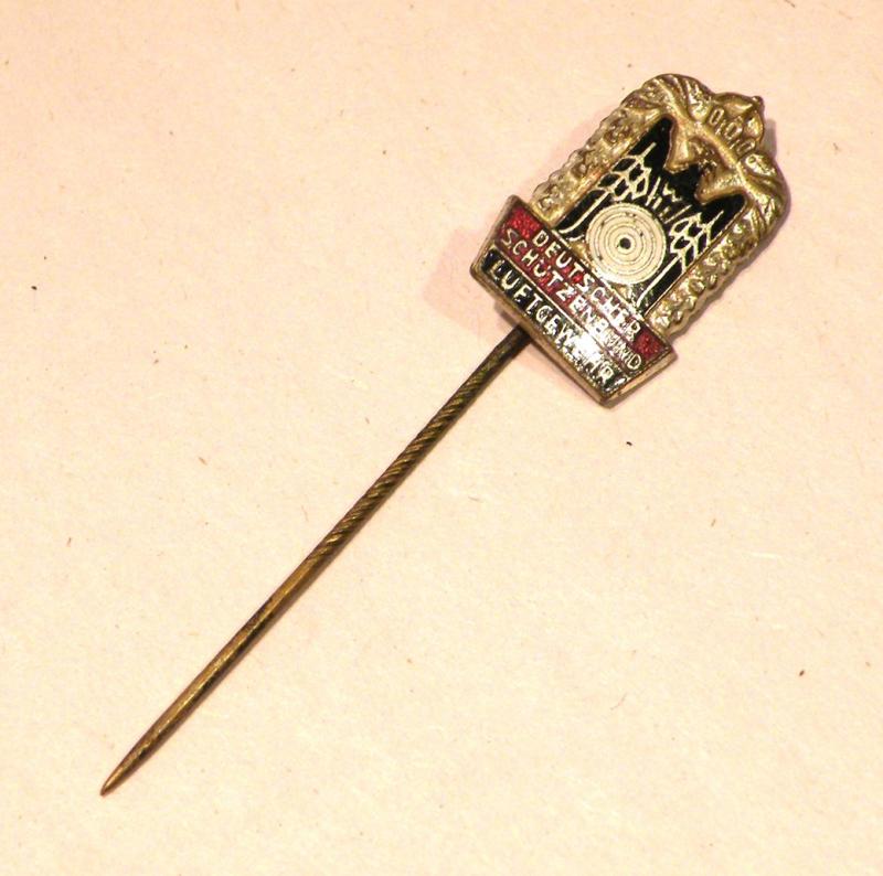 Vintage German Air Rifle Shooting Federation Pin Badge