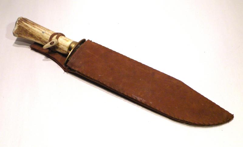Vintage Homemade Bowie Knife.