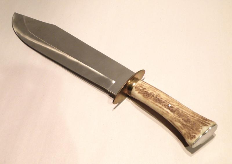 Vintage Homemade Bowie Knife.
