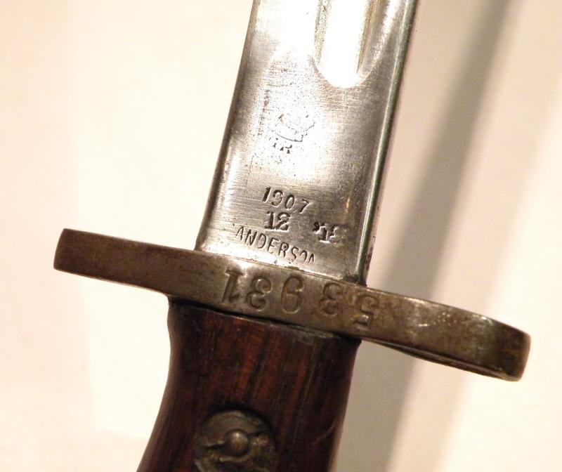 WW1 British 1907 Mk1 SMLE Bayonet by Wilkinson.