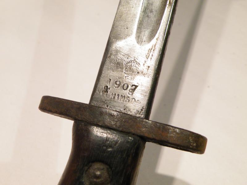 WW1 British 1907 Mk1 SMLE Bayonet by Sanderson.