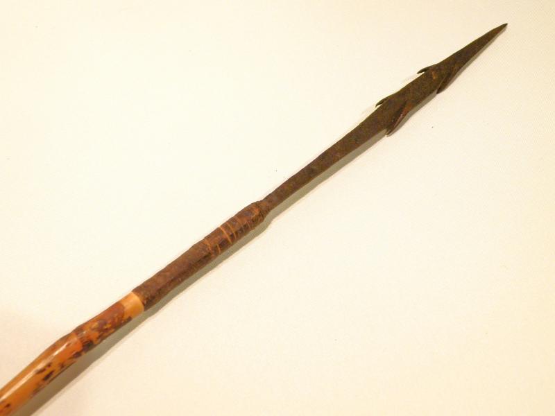 Antique 4 Barbed Bamboo Shafted Arrow.