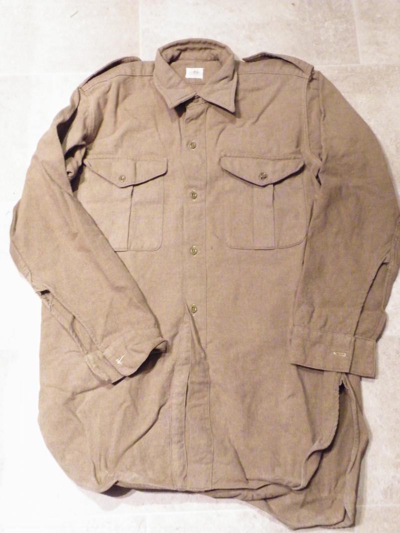 WW2 Era Kakhi Serge Shirt
