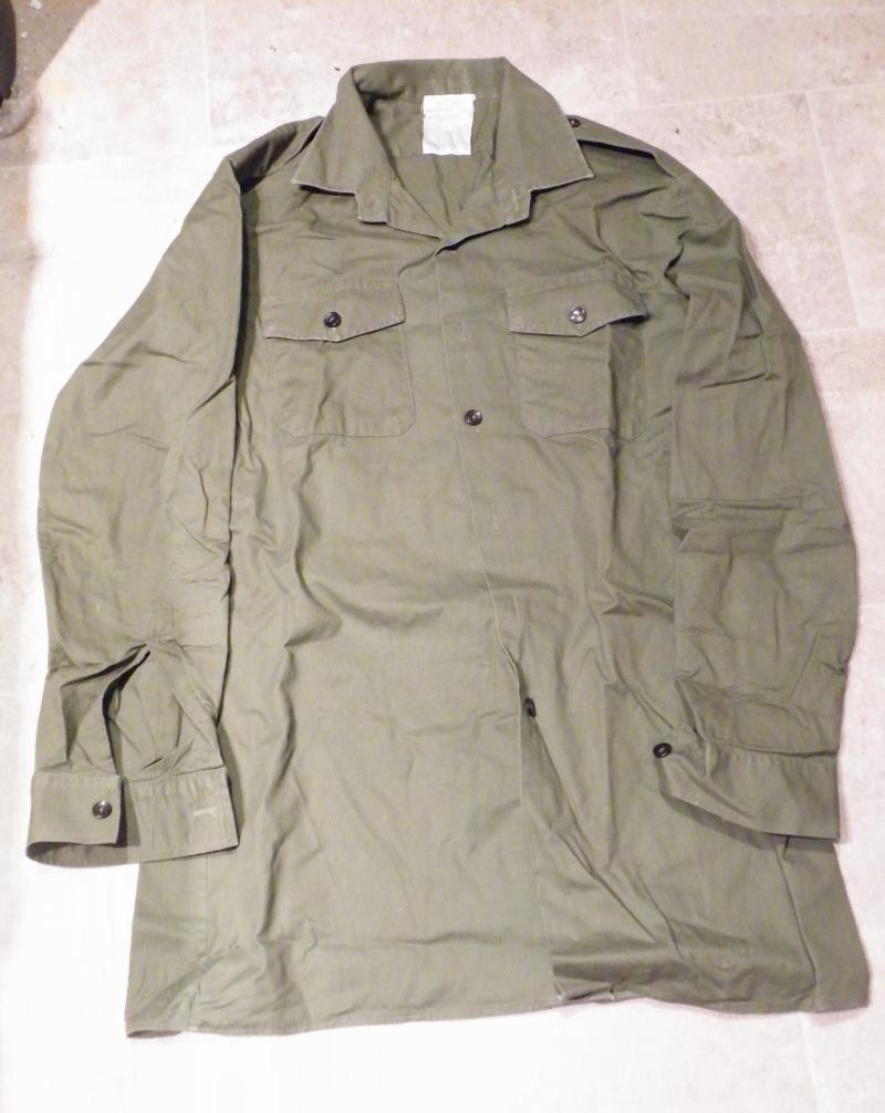 Vintage General Service Green Cotton Shirt