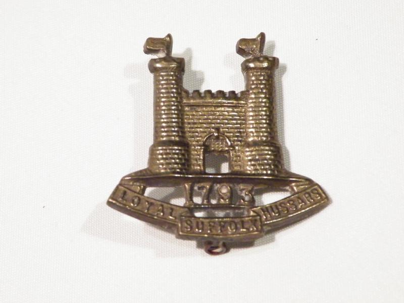 WW1 Loyal Suffolk Hussars Cap Badge.