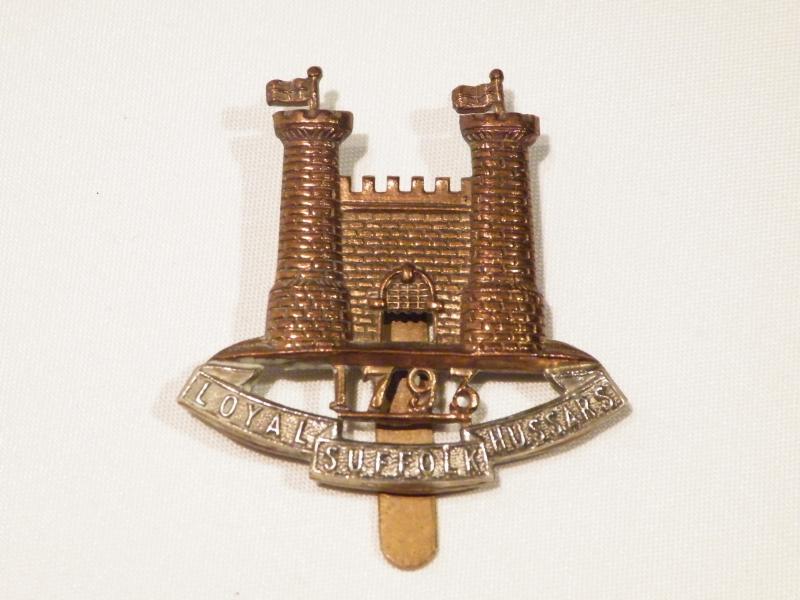 Loyal Suffolk Hussars Cap Badge.