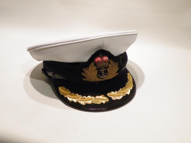 QEII Royal Navy Captain’s Dress Cap.