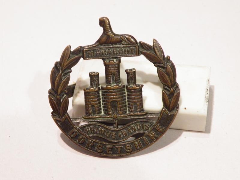 WW1 Era Dorset Regiment Officers Cap Badge,