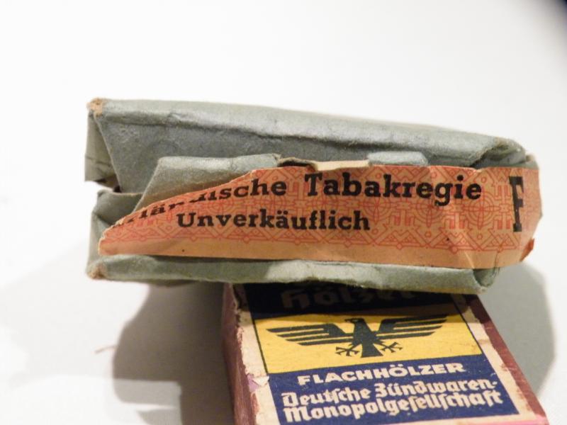 WW2 Era German Cigarettes and Matches.