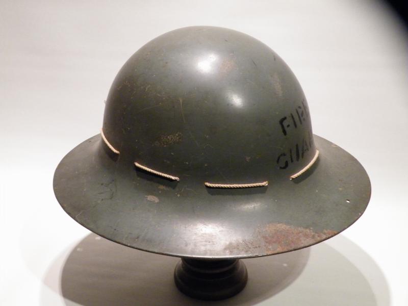 WW2 Zuckerman Fire Guard Helmet.